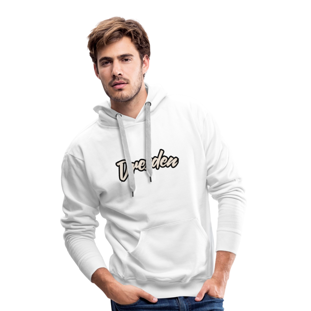 Hoodie Dresden "Graffiti Tag White" - Weiß