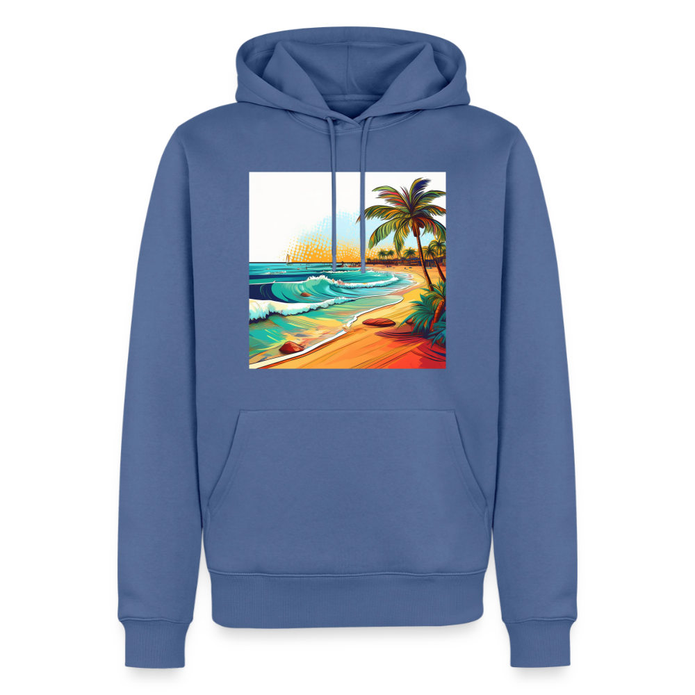 Hoodie Mexico "Paradise Cancun" - Taubenblau