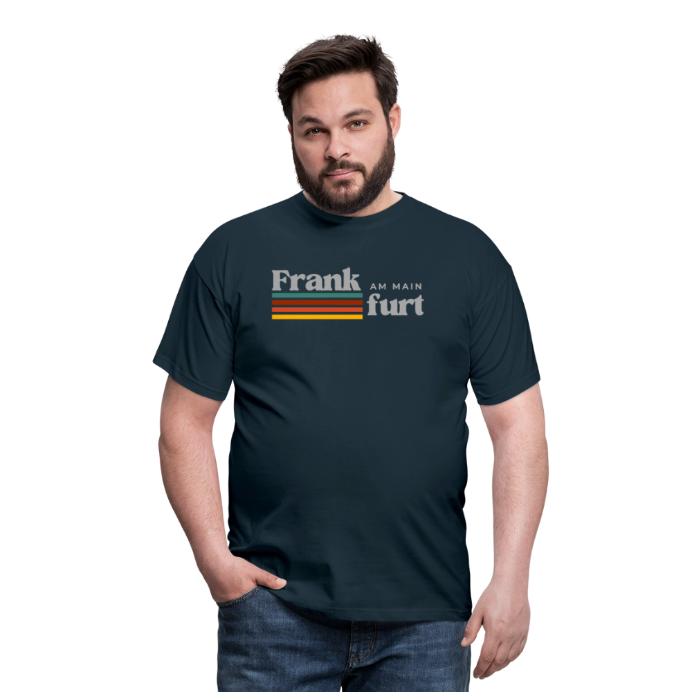 T-Shirt Frankfurt (Main) "Retro" - Navy