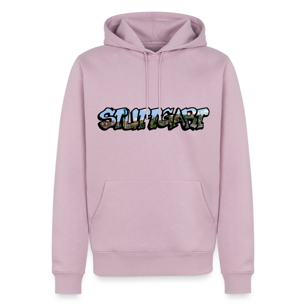 Hoodie Stuttgart "Panorama Graffiti" - Altrosa