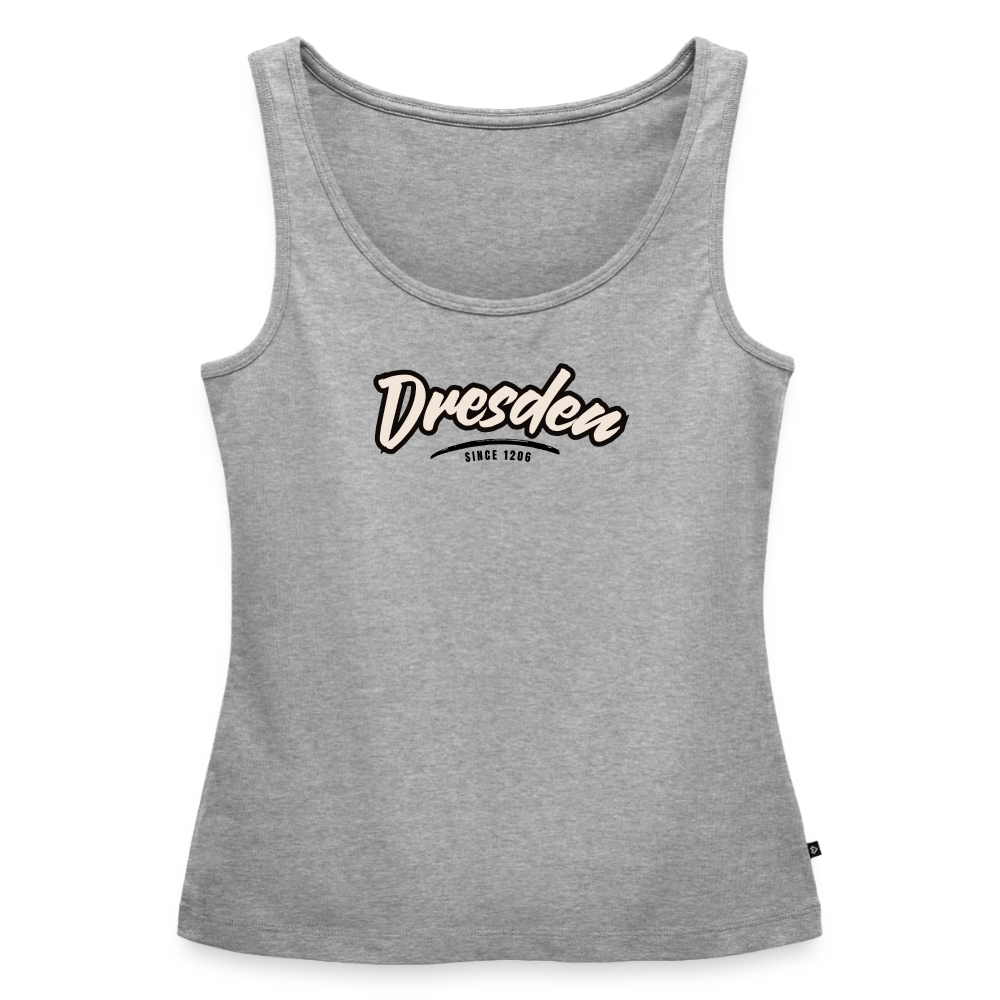 Tanktop Ladies Dresden "Graffiti Tag" - Grau meliert