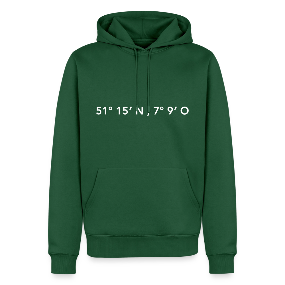 Hoodie Wuppertal "GPS" Bright Edition - Flaschengrün