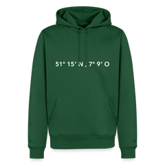 Hoodie Wuppertal "GPS" Bright Edition - Flaschengrün