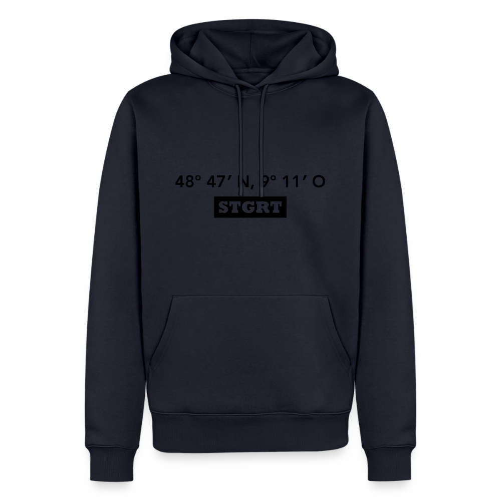 Hoodie Stuttgart "STGRT GPS" Dark Edition - Navy