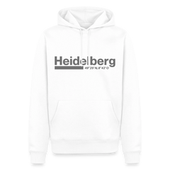 Hoodie Heidelberg "Bold GPS" - Weiß
