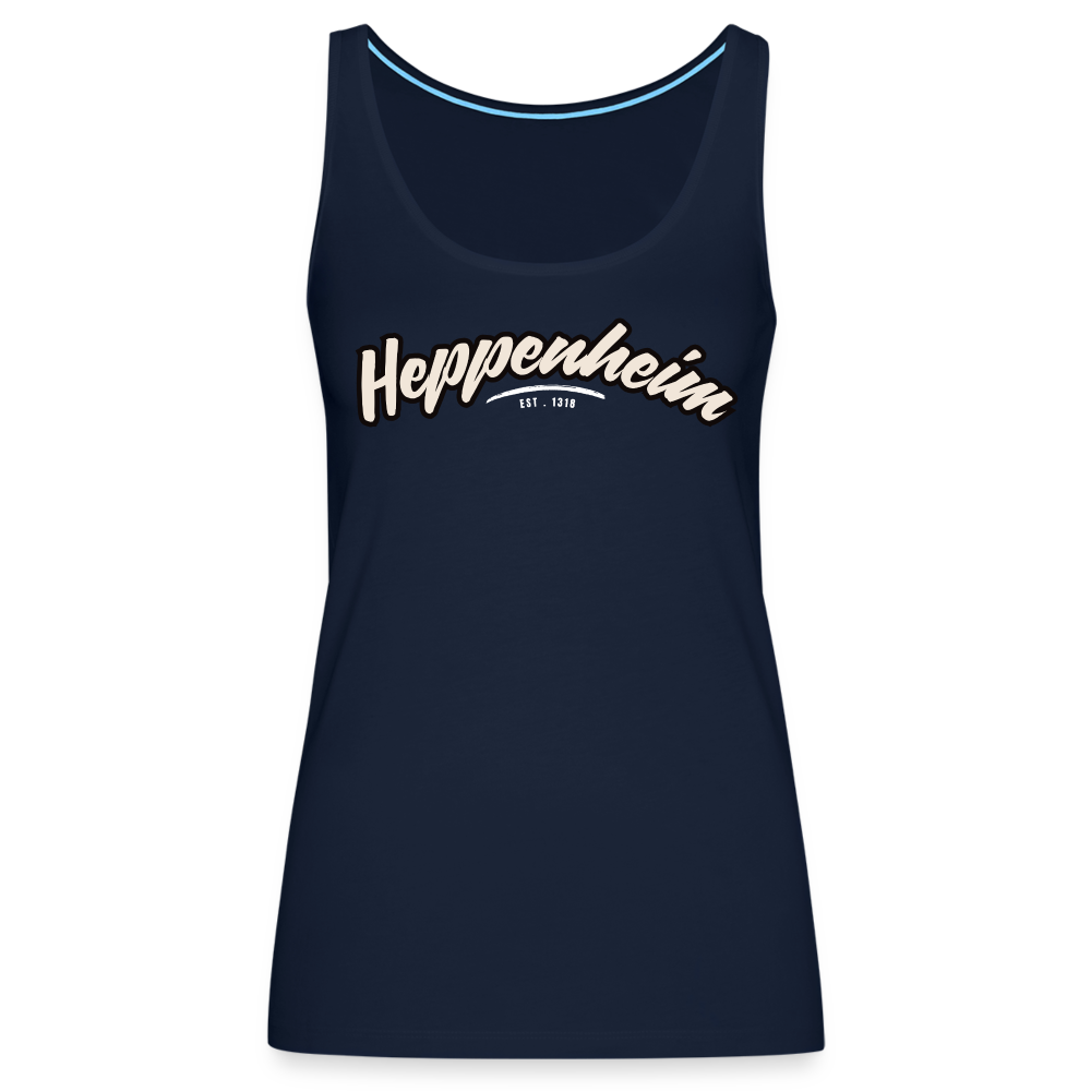 Tanktop Ladies Heppenheim "Graffiti Tag White" - Navy
