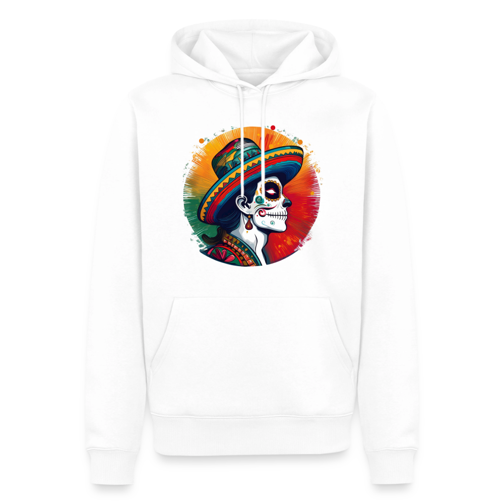 Hoodie Mexico "La Catrina Side" - Weiß