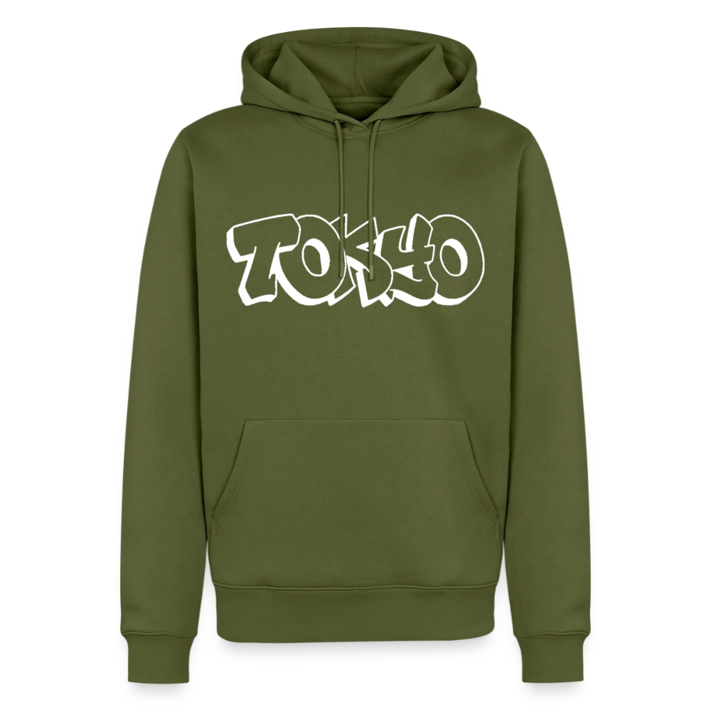 Hoodie Japan Graffiti "Tokyo Bright Edition" - Khaki
