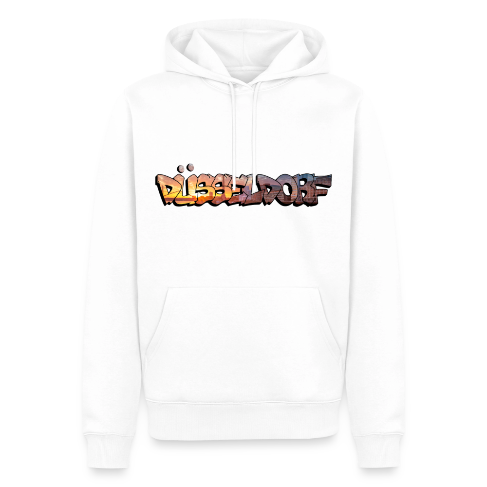 Hoodie Düsseldorf "Skyline Sunset" - Weiß