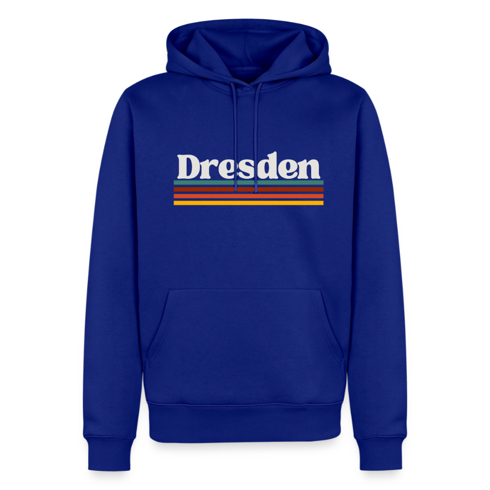 Hoodie Dresden "Retro" - Royalblau