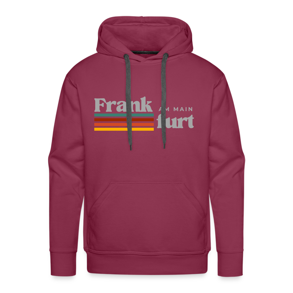 Hoodie Frankfurt (Main) "Retro" - Bordeaux