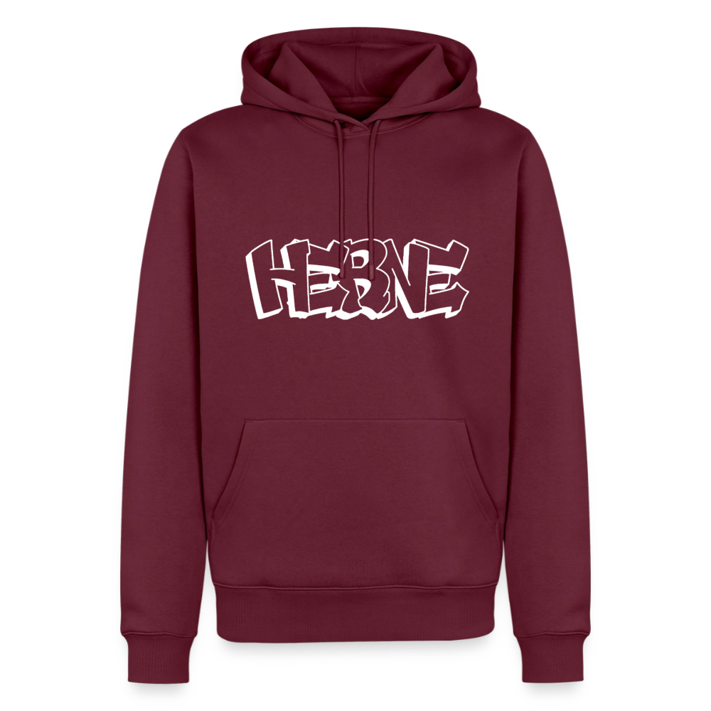 Hoodie Herne "Graffiti" Bright Edition - Burgunderrot