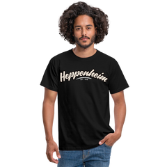 T-Shirt Heppenheim "Graffiti Tag White" - Schwarz