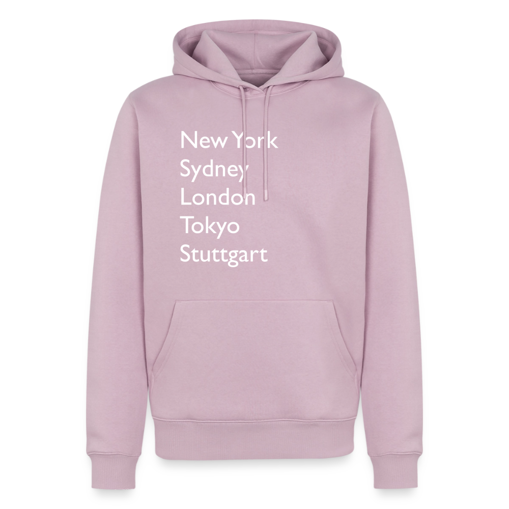 Hoodie Stuttgart "Metropolen Big" Bright Edition - Altrosa