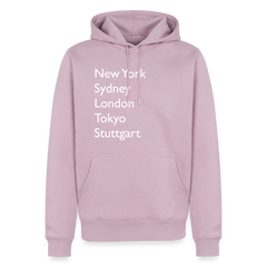 Hoodie Stuttgart "Metropolen Big" Bright Edition - Altrosa