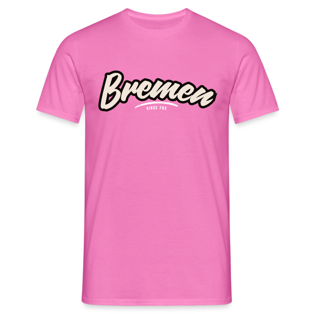 T-Shirt Bremen "Graffiti Tag White" - Pink
