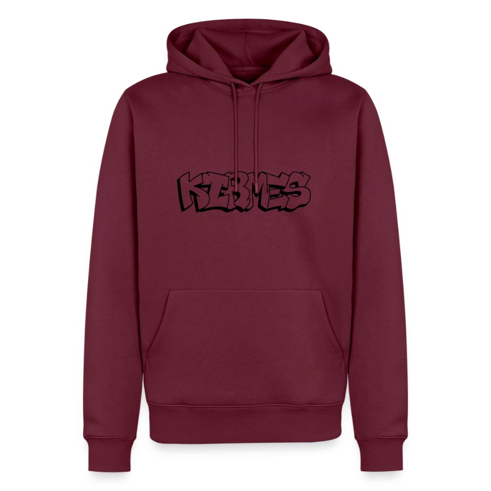 Hoodie Kirmes "Graffiti" Dark Edition - Burgunderrot