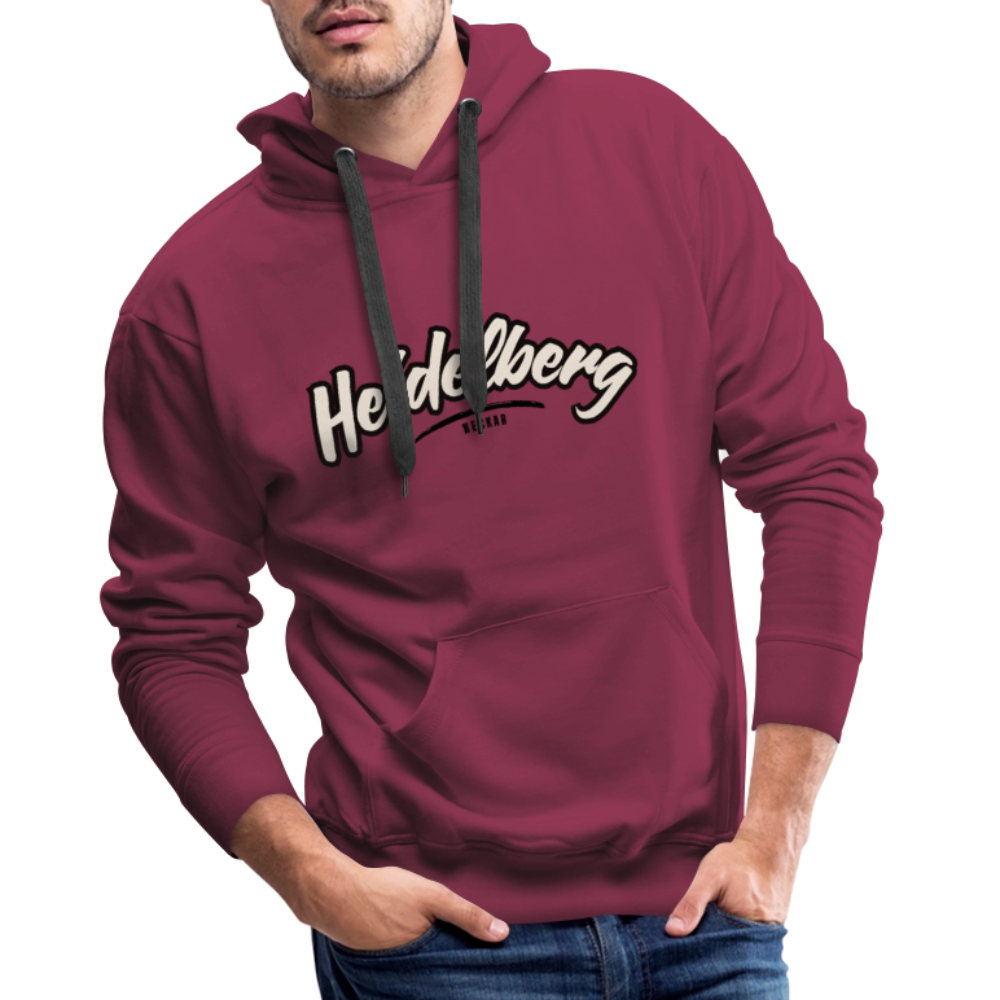 Hoodie Heidelberg "Graffiti Tag" - Bordeaux