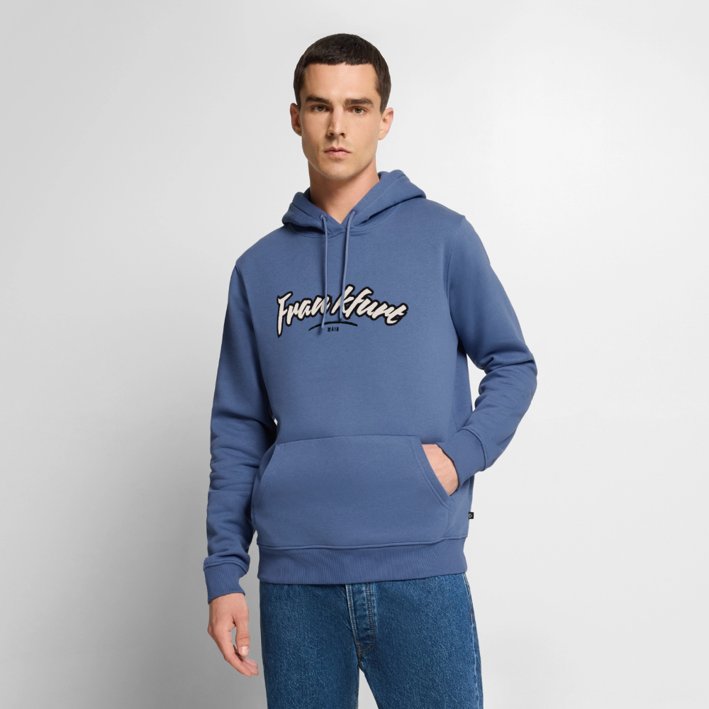 Hoodie Frankfurt (Main) "Graffiti Tag" - Taubenblau