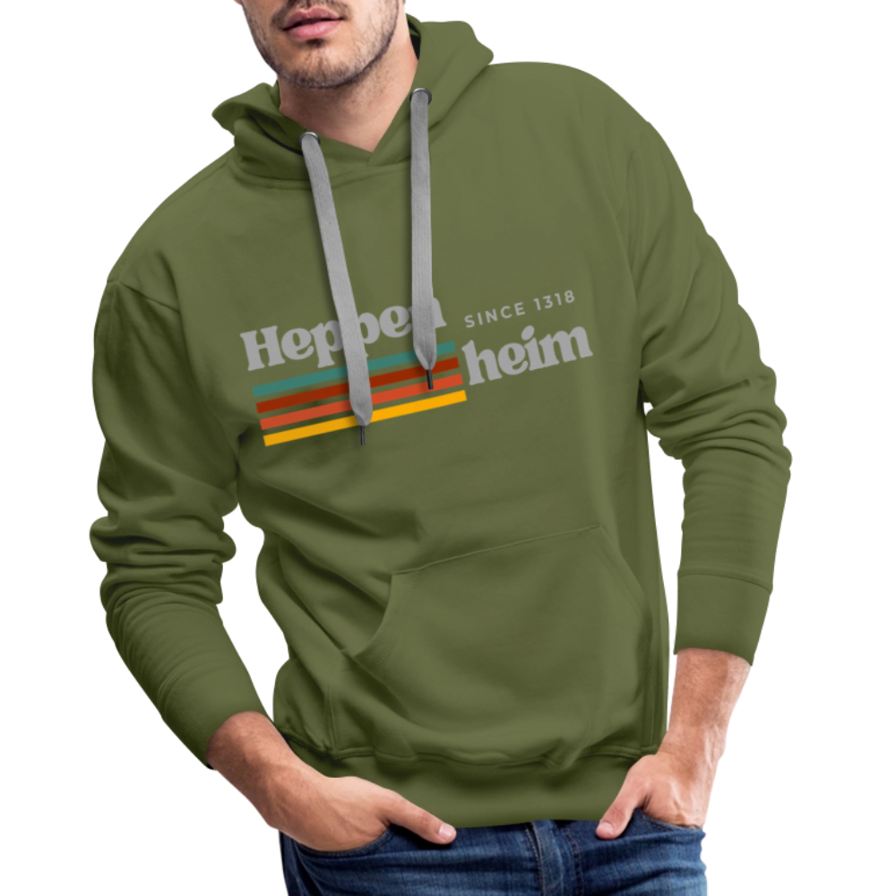 Hoodie Heppenheim "Retro" - Olivgrün