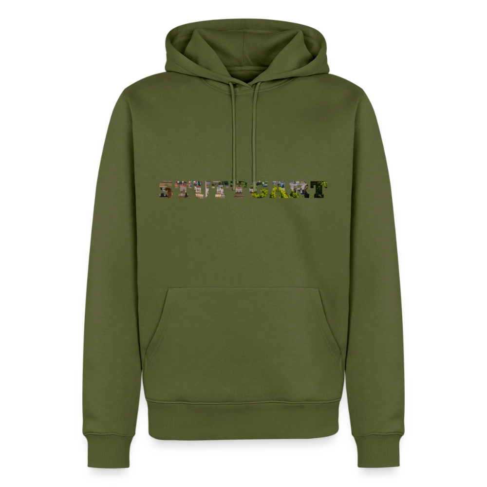 Hoodie Stuttgart "Panorama Bold" - Khaki