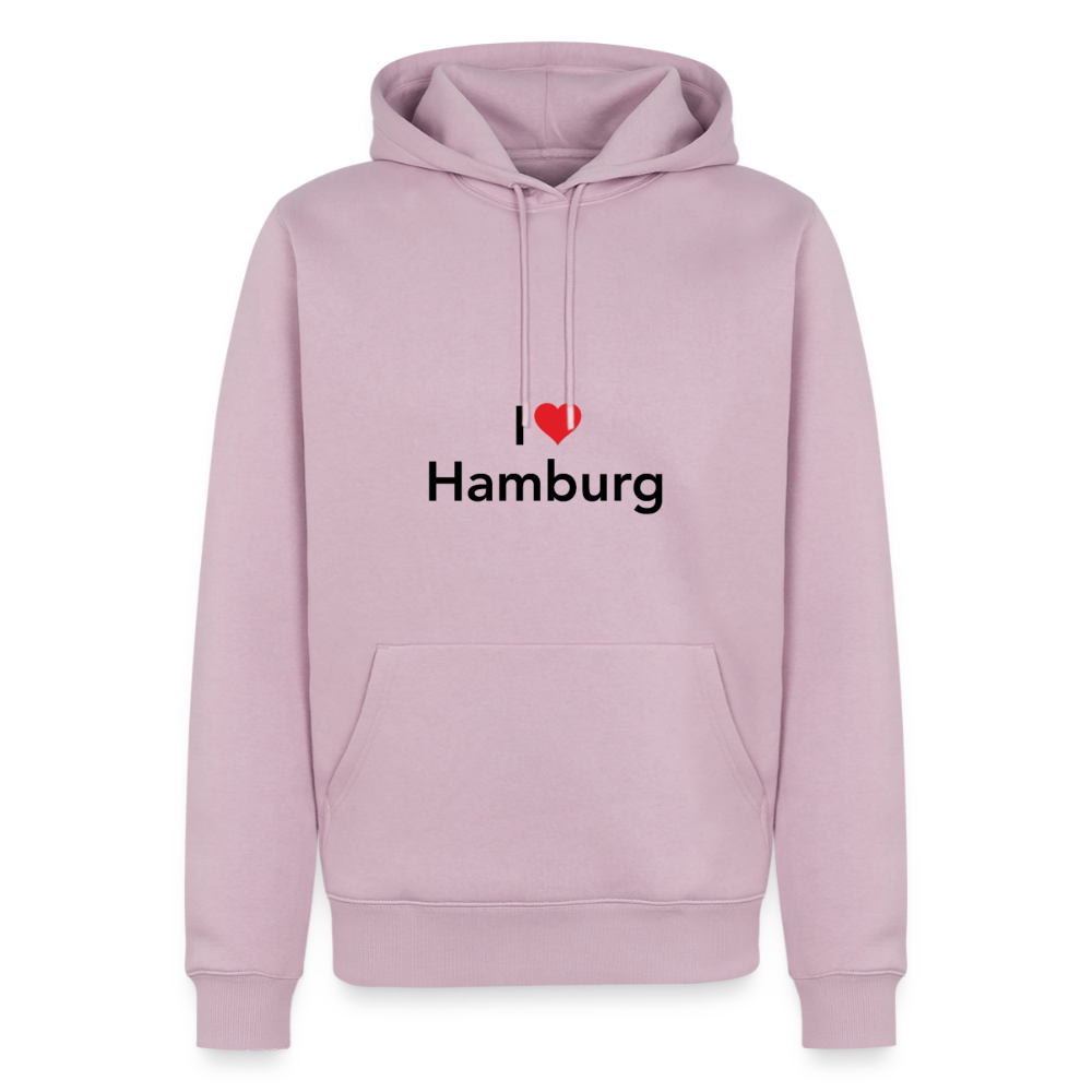 Hoodie "I Love Hamburg" Dark Edition - Altrosa