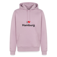 Hoodie "I Love Hamburg" Dark Edition - Altrosa