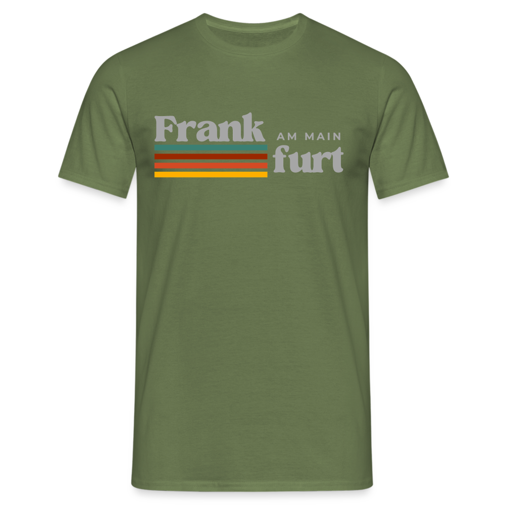 T-Shirt Frankfurt (Main) "Retro" - Militärgrün