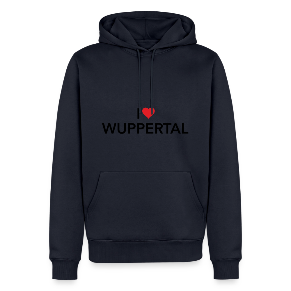 Hoodie "I Love Wuppertal" Bright Edition - Navy