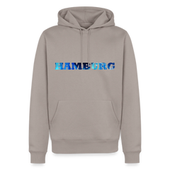 Hoodie Hamburg "Panorama Bold" - Taupe