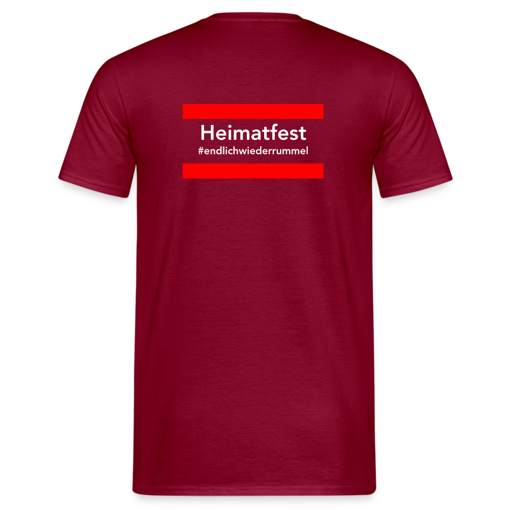 T-Shirt Schwelmer Heimatfest #endlichwiederrummel - brick red