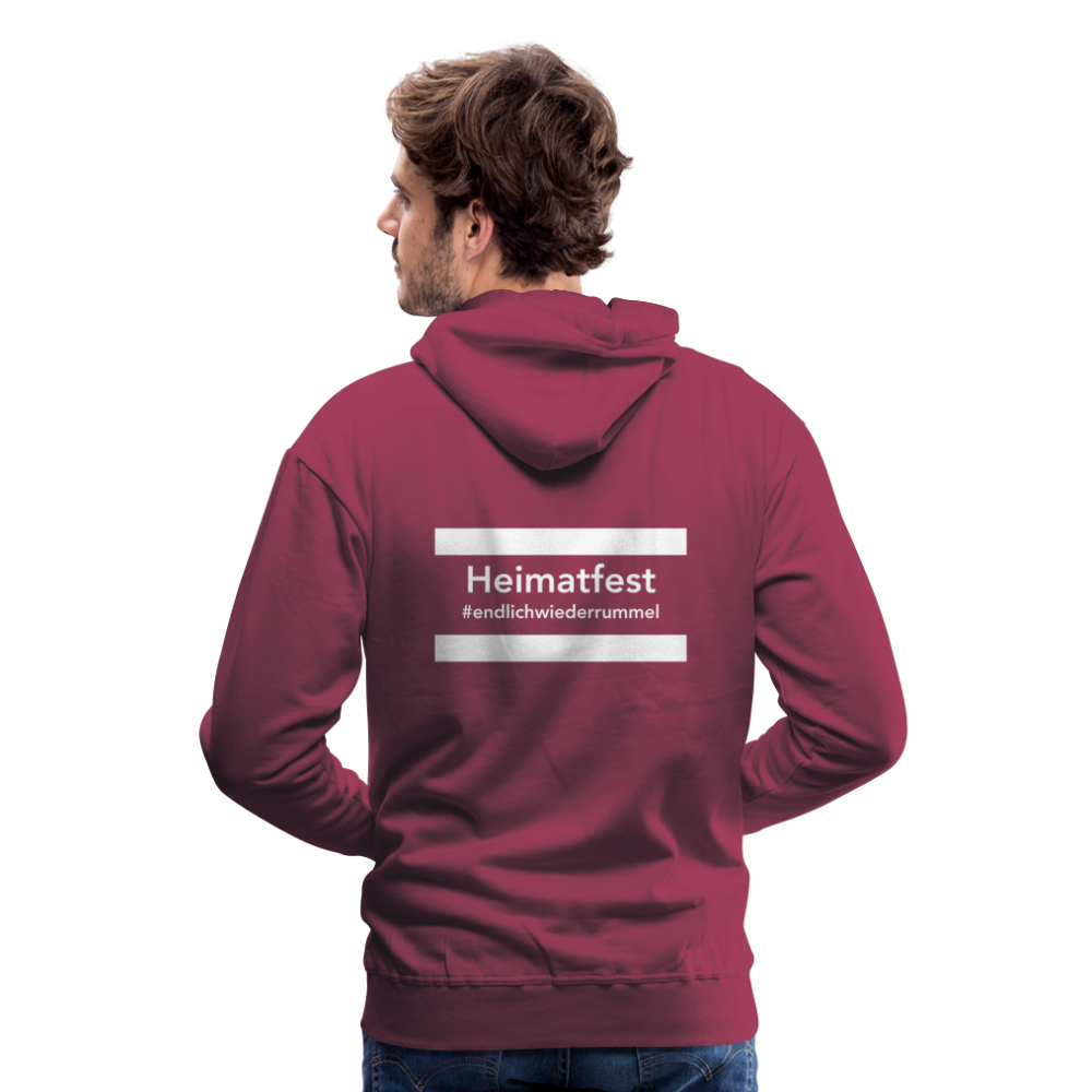 Hoodie Schwelmer Heimatfest #endlichwiederrummel - bordeaux