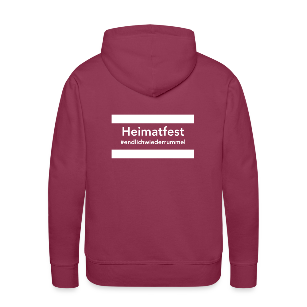Hoodie Schwelmer Heimatfest #endlichwiederrummel - bordeaux