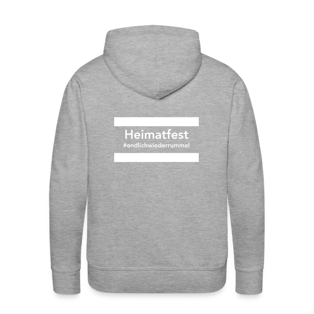 Hoodie Schwelmer Heimatfest #endlichwiederrummel - heather grey