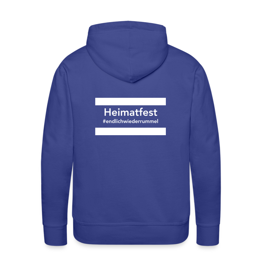 Hoodie Schwelmer Heimatfest #endlichwiederrummel - royal blue