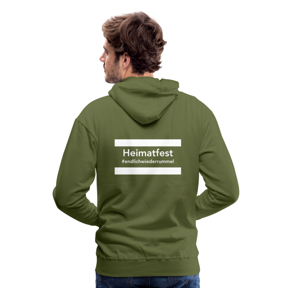 Hoodie Schwelmer Heimatfest #endlichwiederrummel - olive green