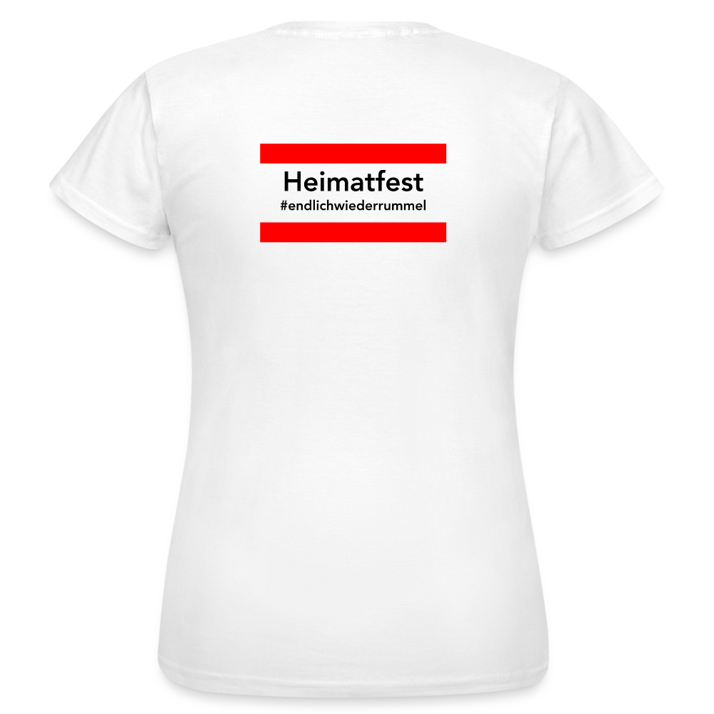 T-Shirt Ladies Schwelmer Heimatfest #endlichwiederrummel "White Edition" - white