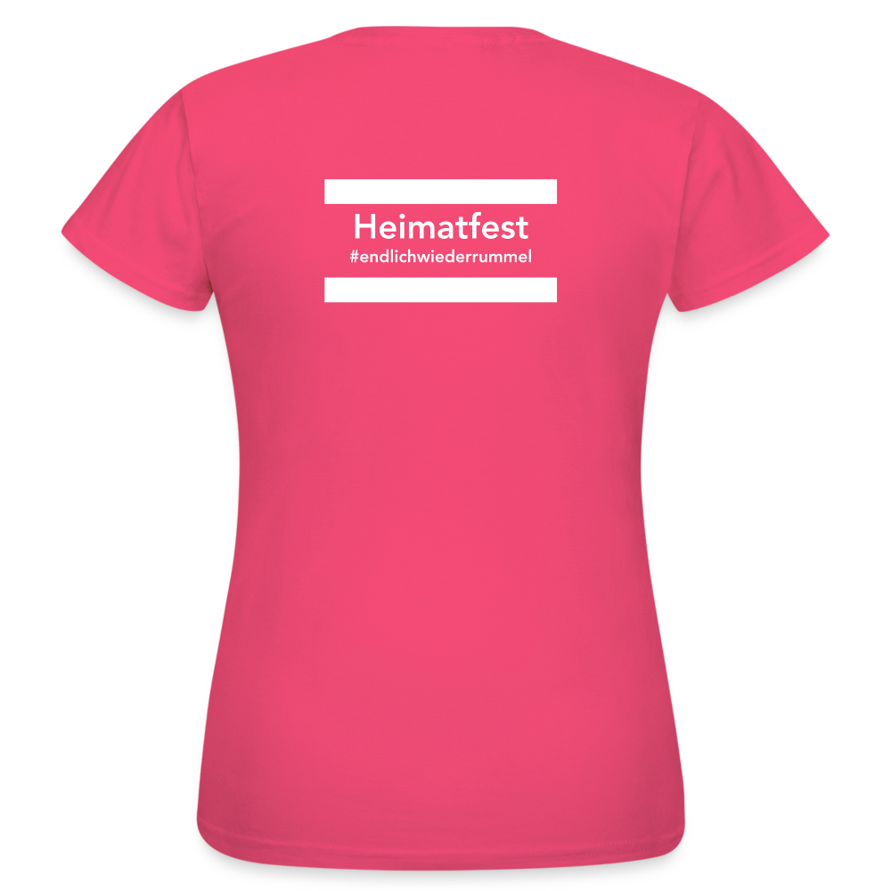 T-Shirt Ladies Schwelmer Heimatfest #endlichwiederrummel "Pink Edition" - azalea