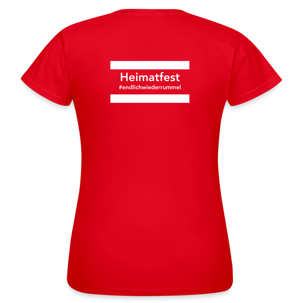 T-Shirt Ladies Schwelmer Heimatfest #endlichwiederrummel - red