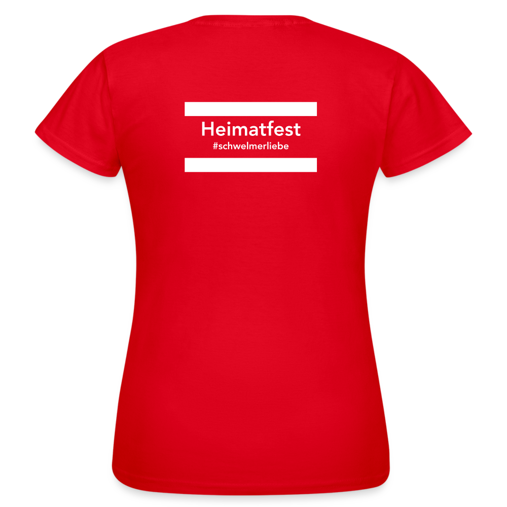 T-Shirt Ladies Schwelmer Heimatfest #schwelmerliebe - red