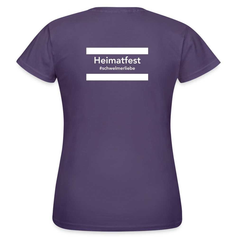 T-Shirt Ladies Schwelmer Heimatfest #schwelmerliebe - dark purple