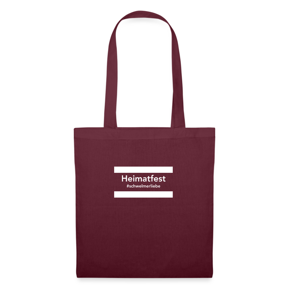 Tote Bag Heimatfest #schwelmerliebe - burgundy