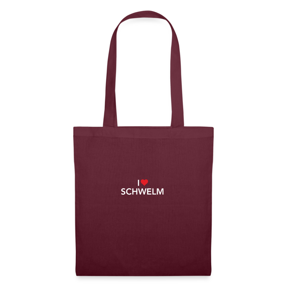 Tote Bag I Love Schwelm - burgundy