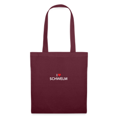 Tote Bag I Love Schwelm - burgundy