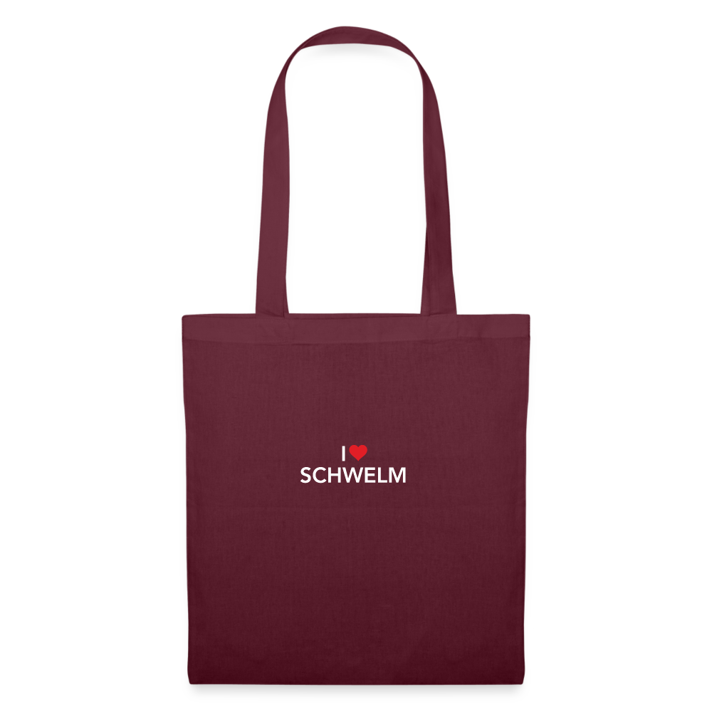 Tote Bag I Love Schwelm - burgundy