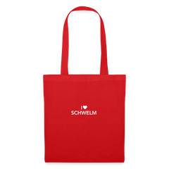 Tote Bag I Love Schwelm "Pink & Red Edition" - red