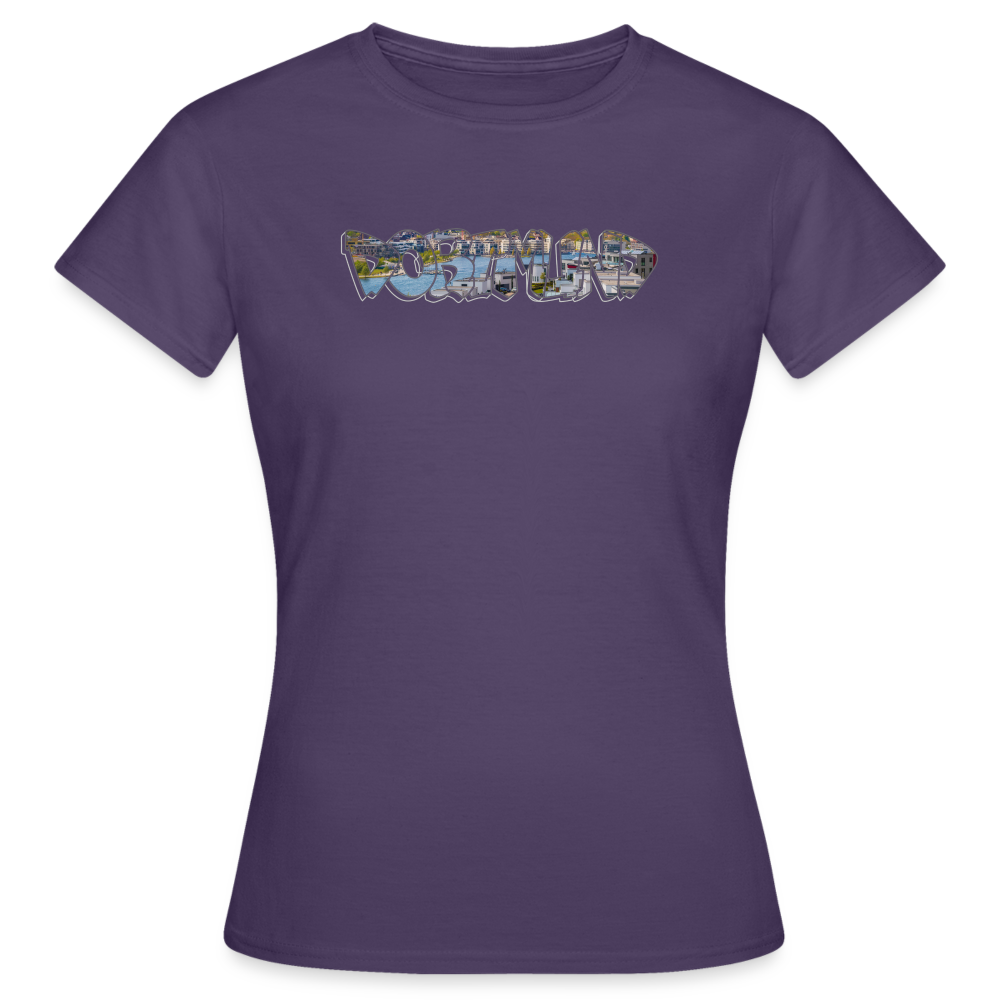 T-Shirt Ladies Dortmund Phoenix-See - dark purple