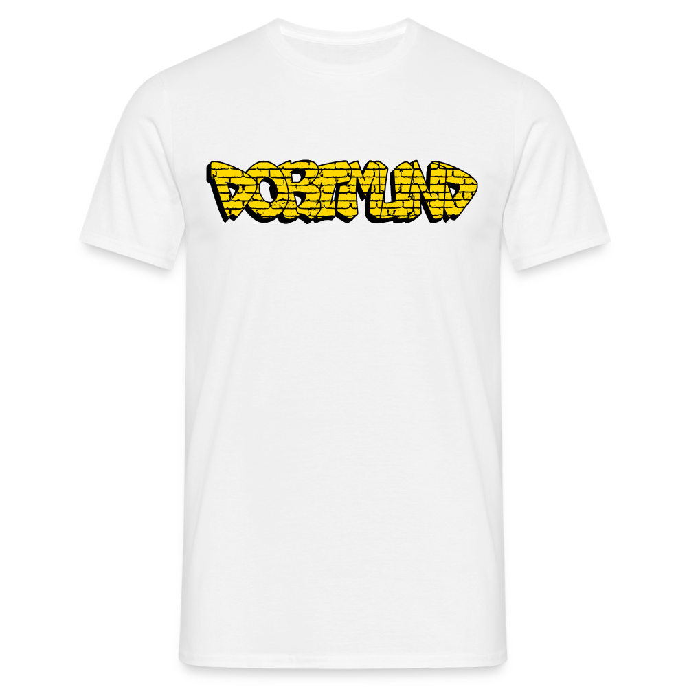 T-Shirt Dortmund Graffiti - white