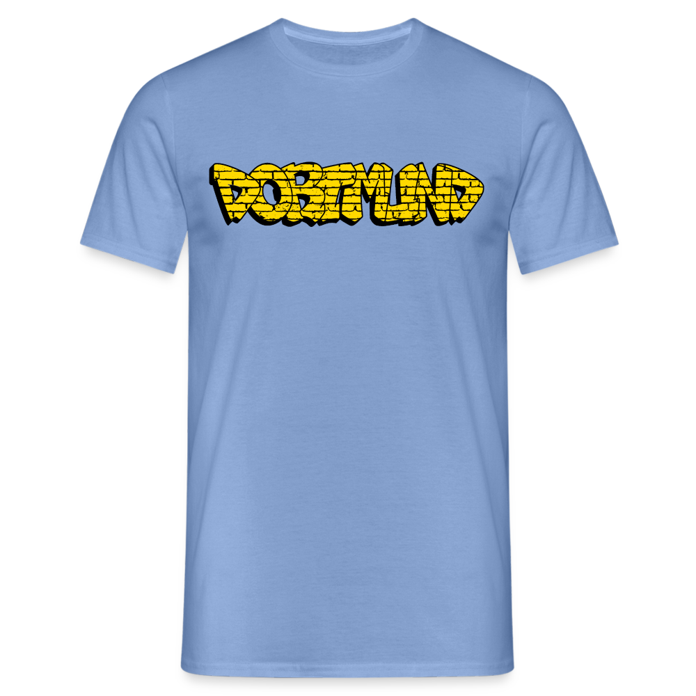 T-Shirt Dortmund Graffiti - carolina blue
