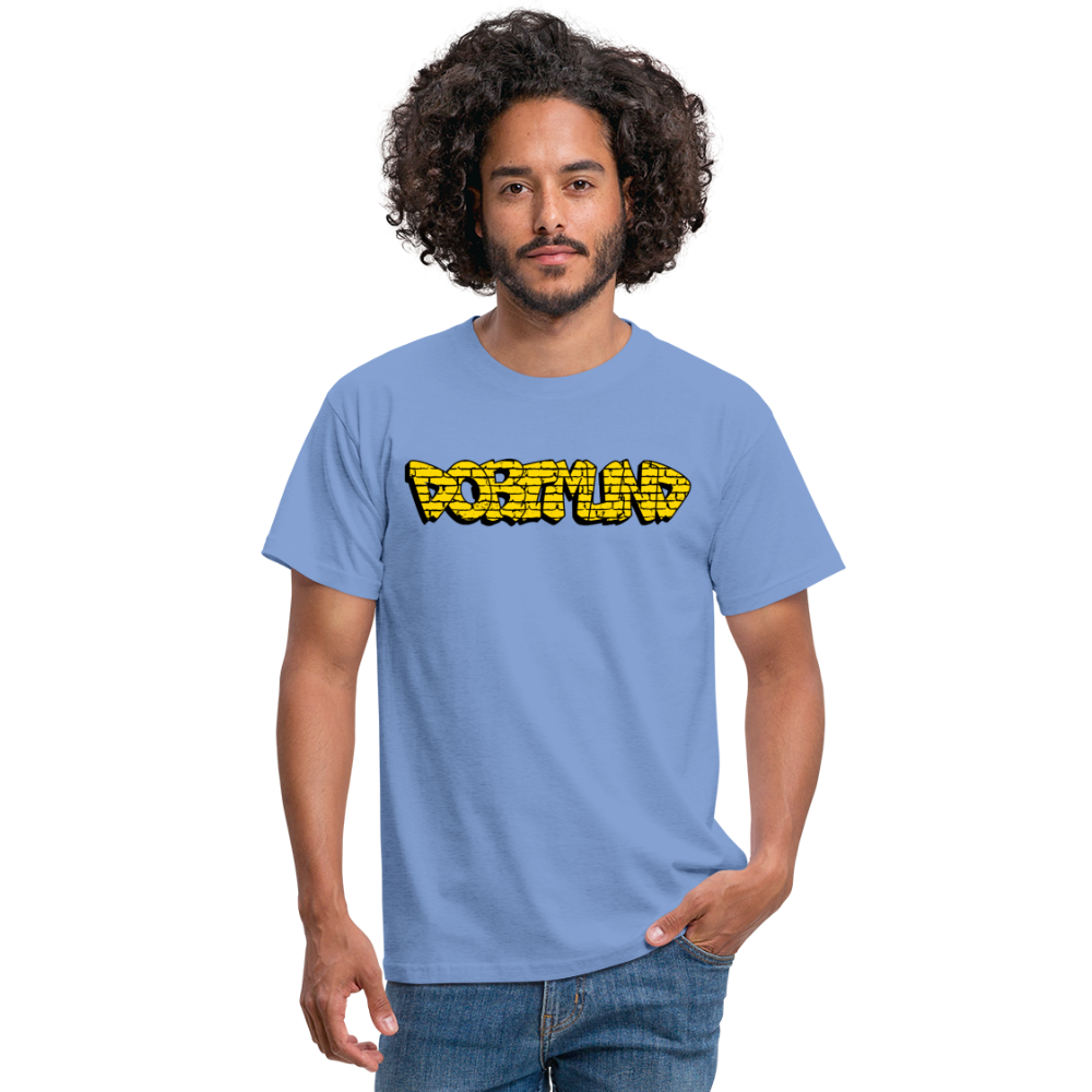 T-Shirt Dortmund Graffiti - carolina blue